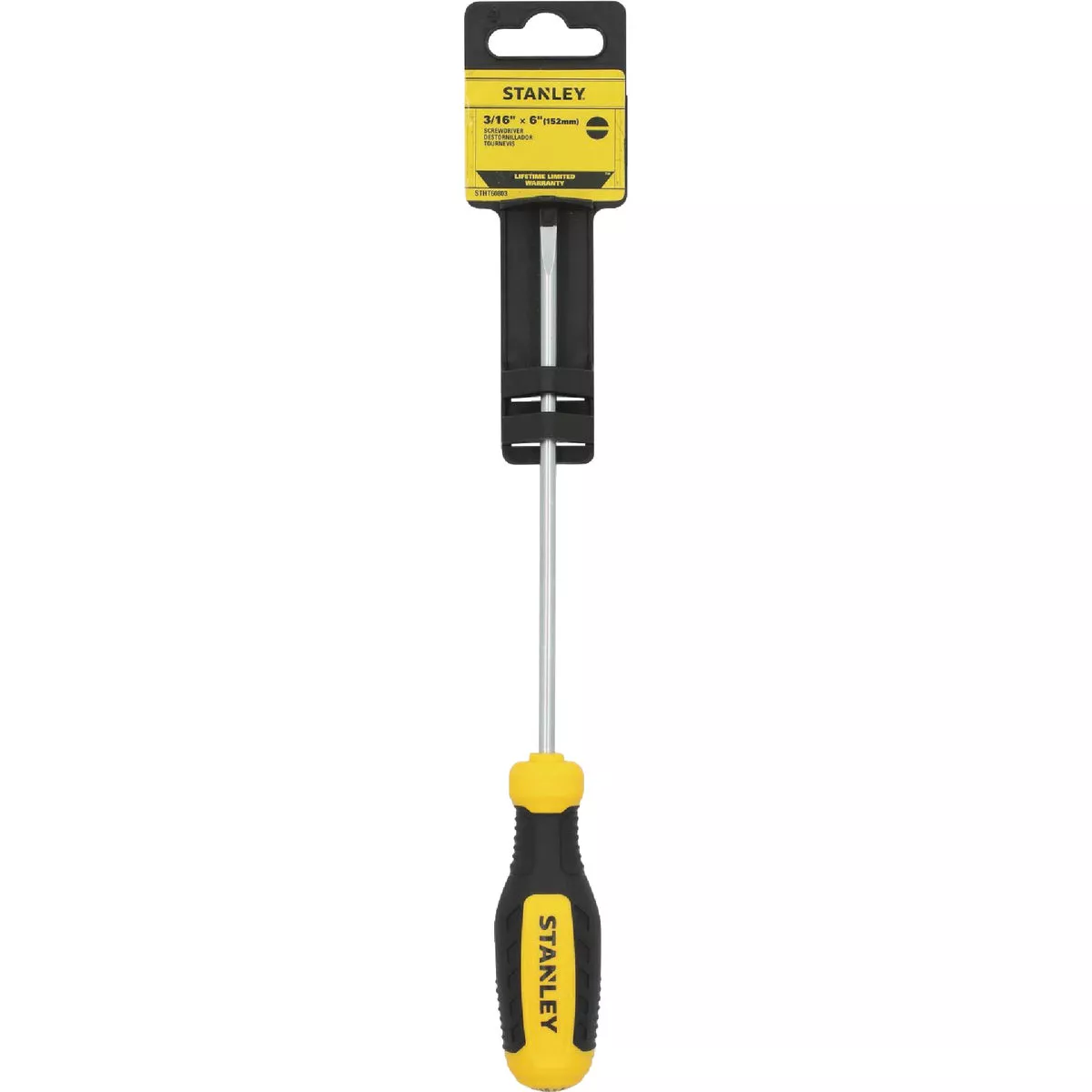 Stanley 3/16 In. x 6 In. Slotted Screwdriver