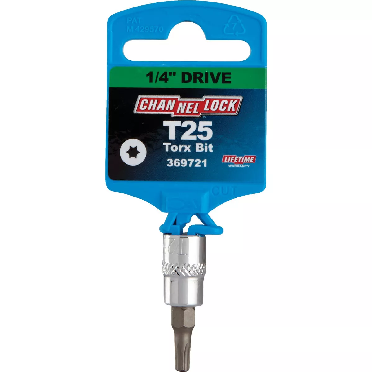 Channellock 1/4 In. Drive T25 6-Point Torx Bit Socket - photo 2