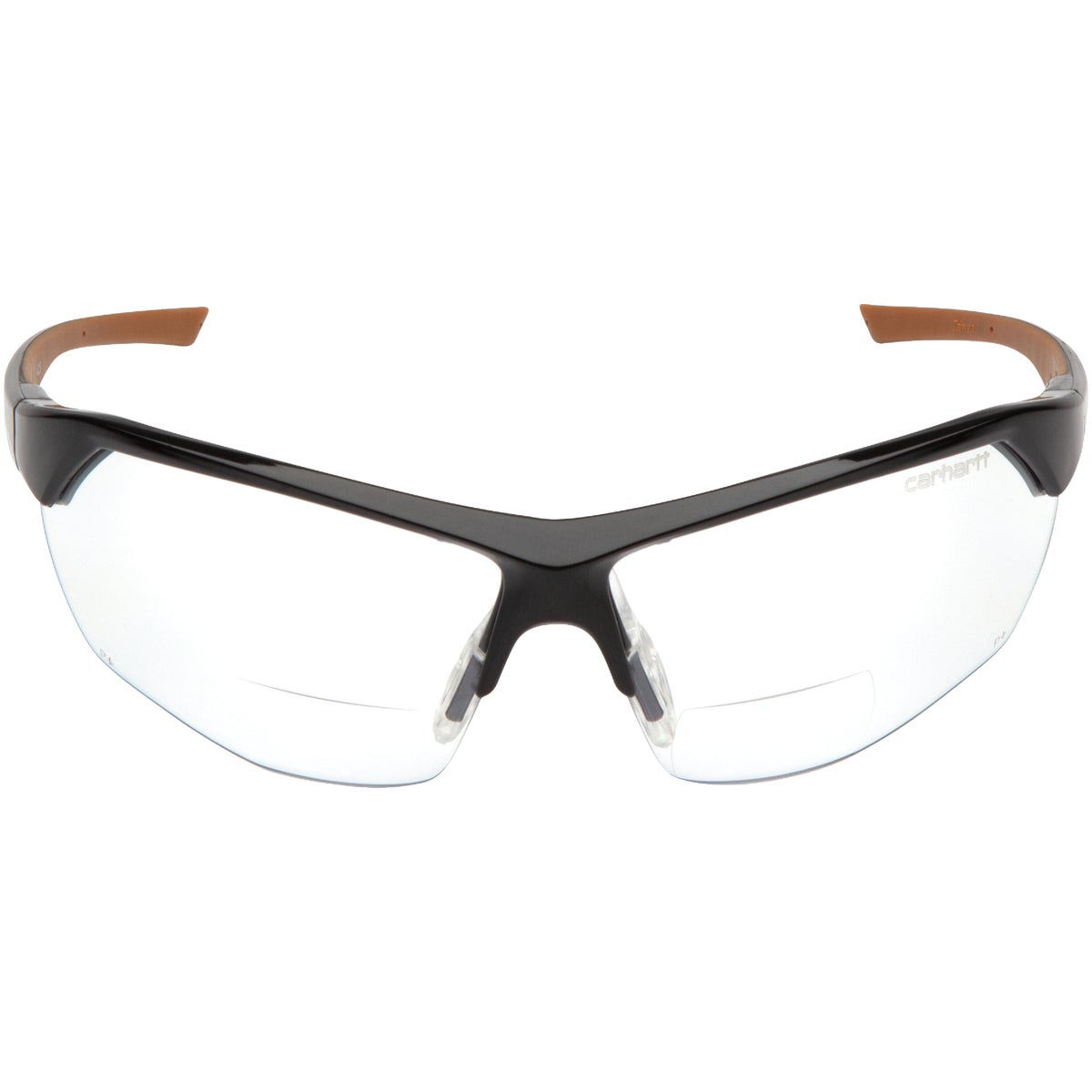 Carhartt Braswell Black Frame Reader Safety Glasses with Clear Anti-Fog ...