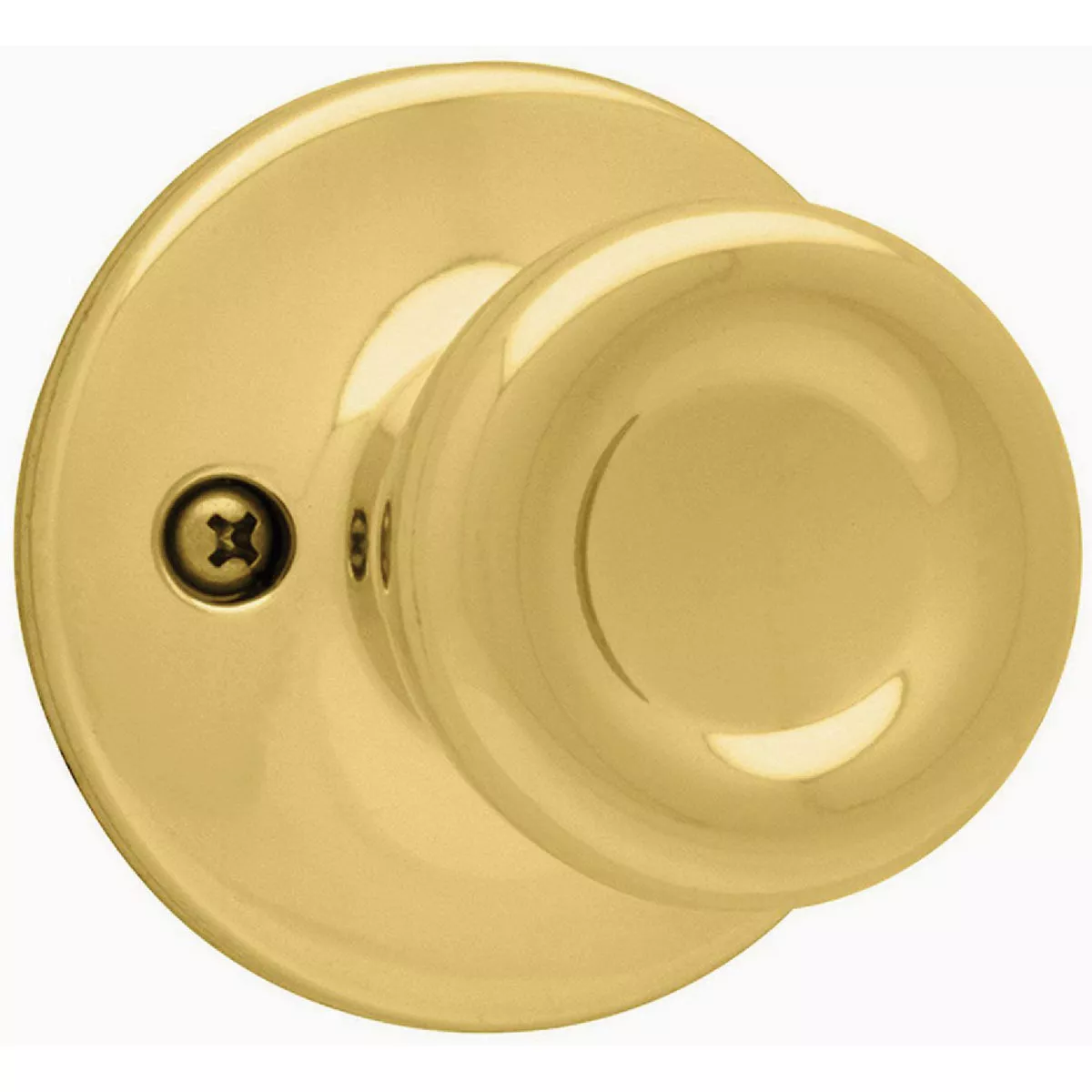 Kwikset Tylo Half Dummy Knob - Polished Brass- | True Value Hardware