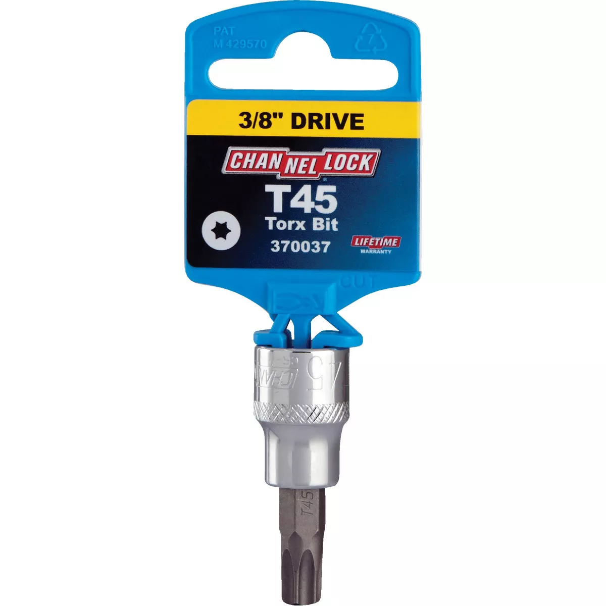 Channellock 3/8 In. Drive T45 6-Point Torx Bit Socket - photo 2