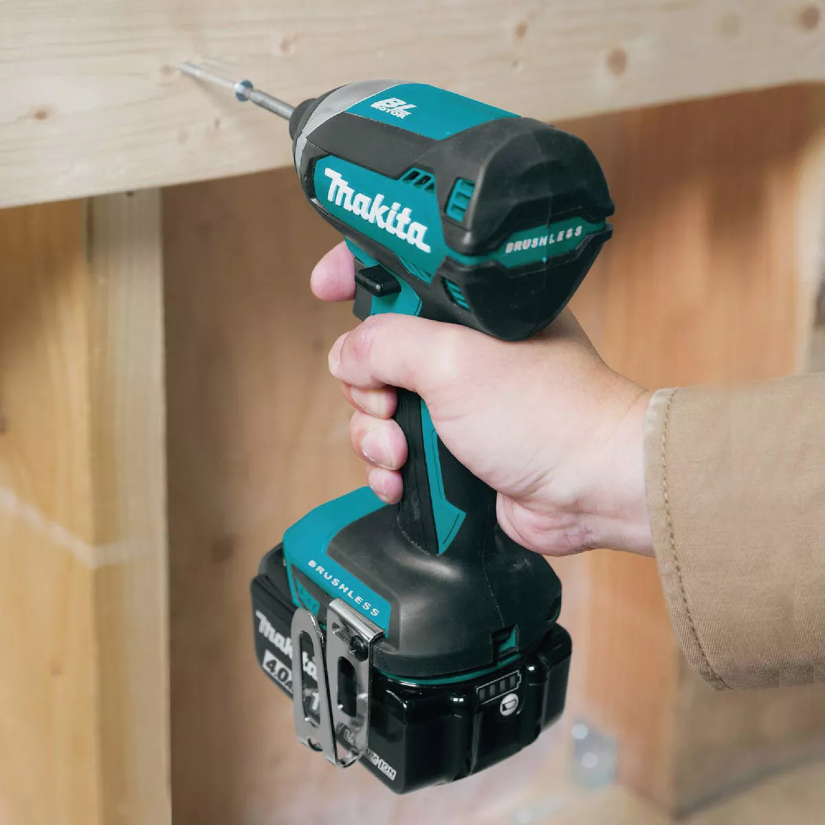 Makita 2-Tool 18V LXT Lithium-Ion Brushless Hammer Drill/Driver & Impact Driver Cordless Tool Combo Kit - photo 2