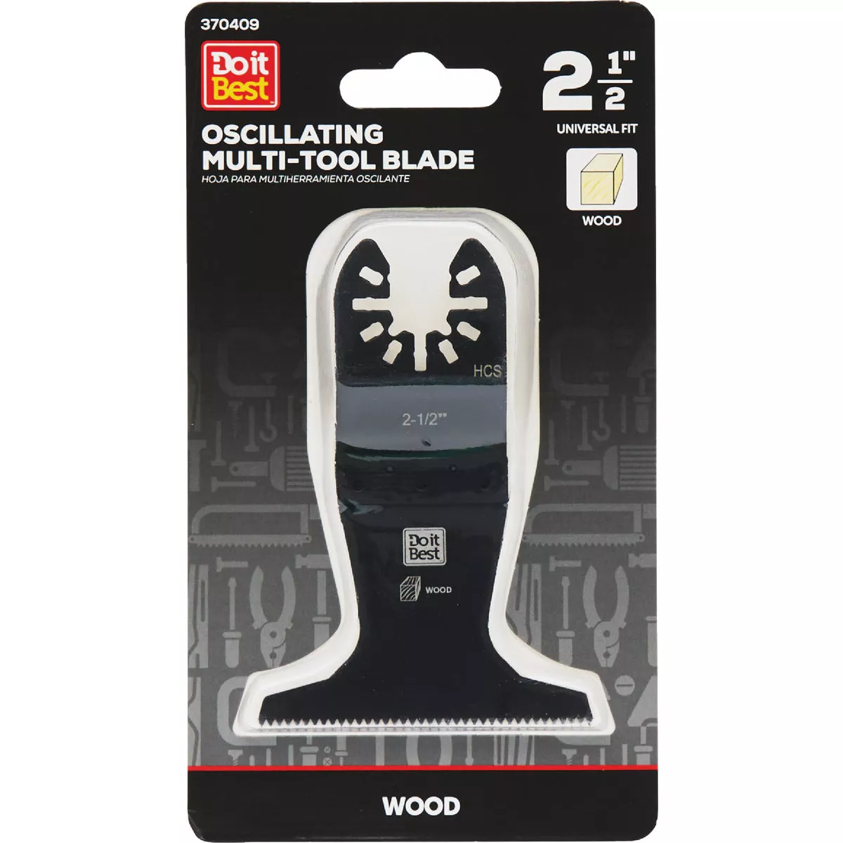 Do it Best 2-1/2 In. High Carbon Steel Wood Cutting Oscillating Multi-Tool Blade