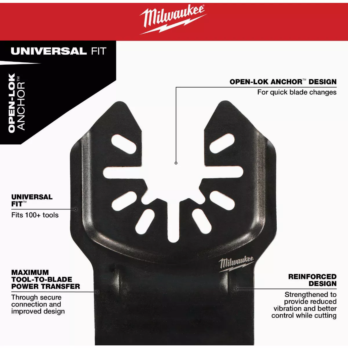 Milwaukee 15-Piece Multi-Tool Oscillating Blade Set with Modular Case - photo 5