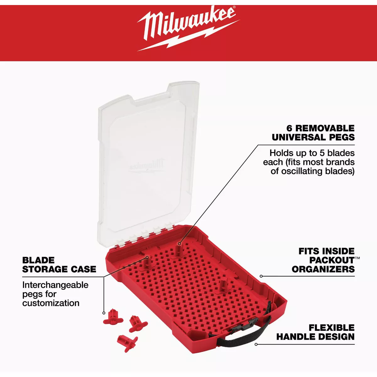 Milwaukee 15-Piece Multi-Tool Oscillating Blade Set with Modular Case - photo 7