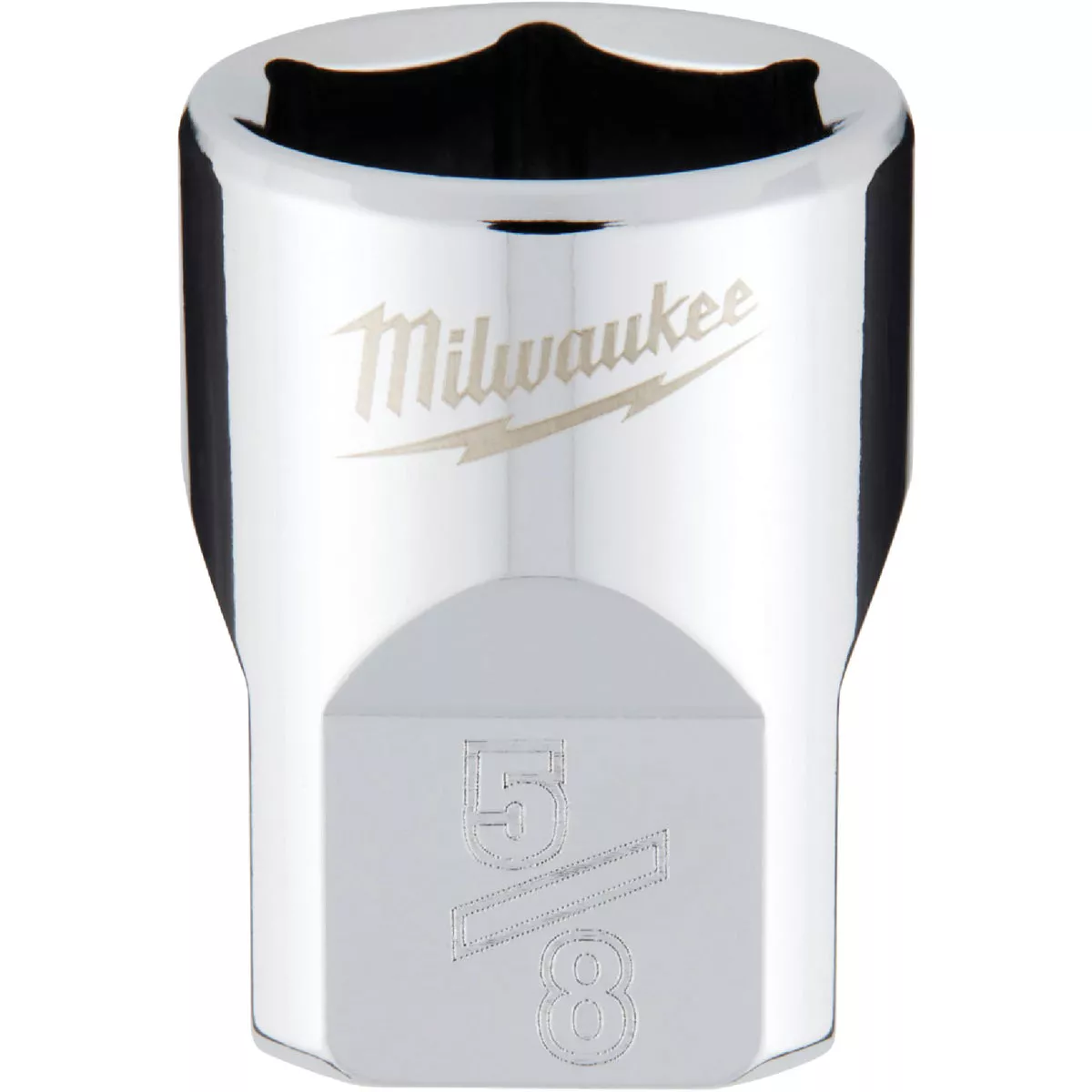 Milwaukee 3/8 In. Drive 5/8 In. 6-Point Shallow Standard Socket with FOUR FLAT Sides