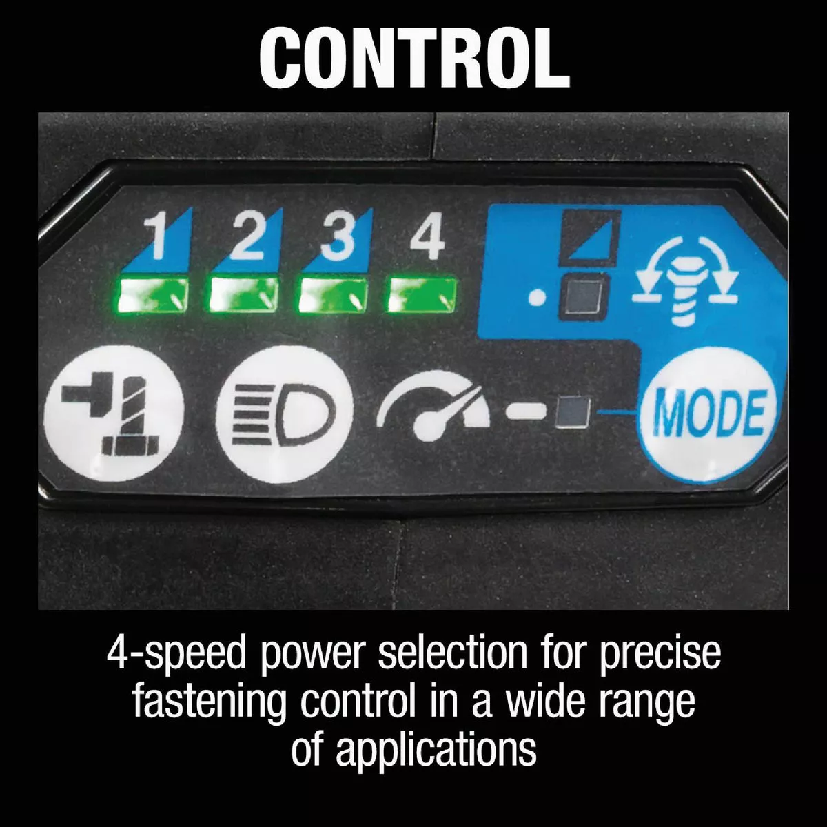Makita 18 Volt LXT Lithium-Ion Brushless 1/2 In. 4-Speed Cordless Impact Wrench with Detent Anvil (Tool Only) - photo 6