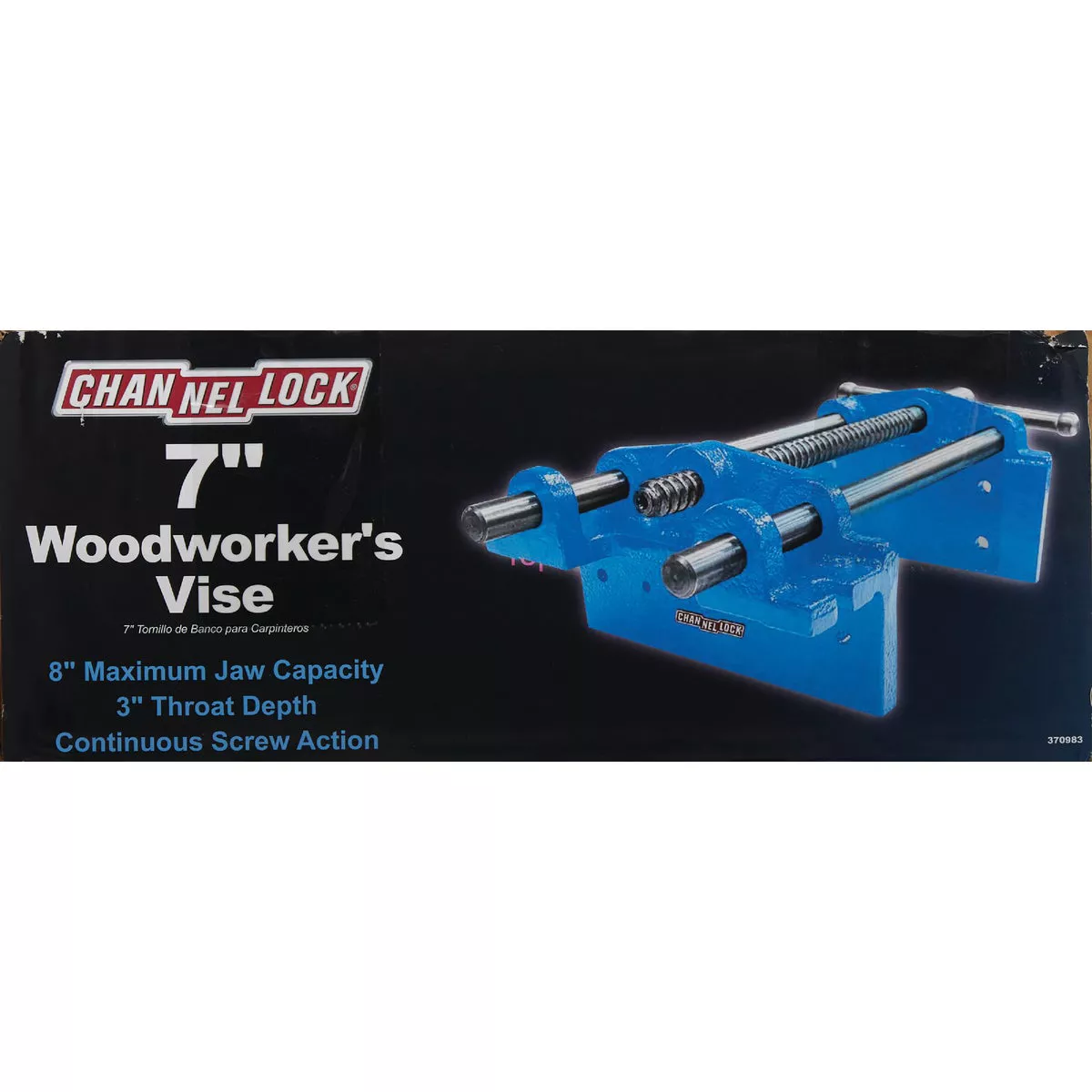 Channellock 7 In. Woodworker's Vise - photo 3