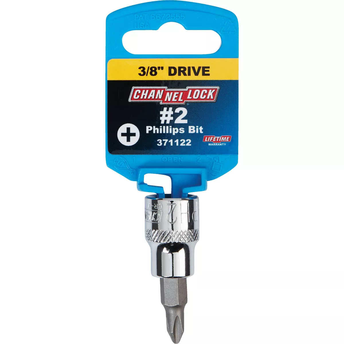 Channellock Standard 3/8 In. Drive No. 2 Phillips Screwdriver Bit Socket - photo 2