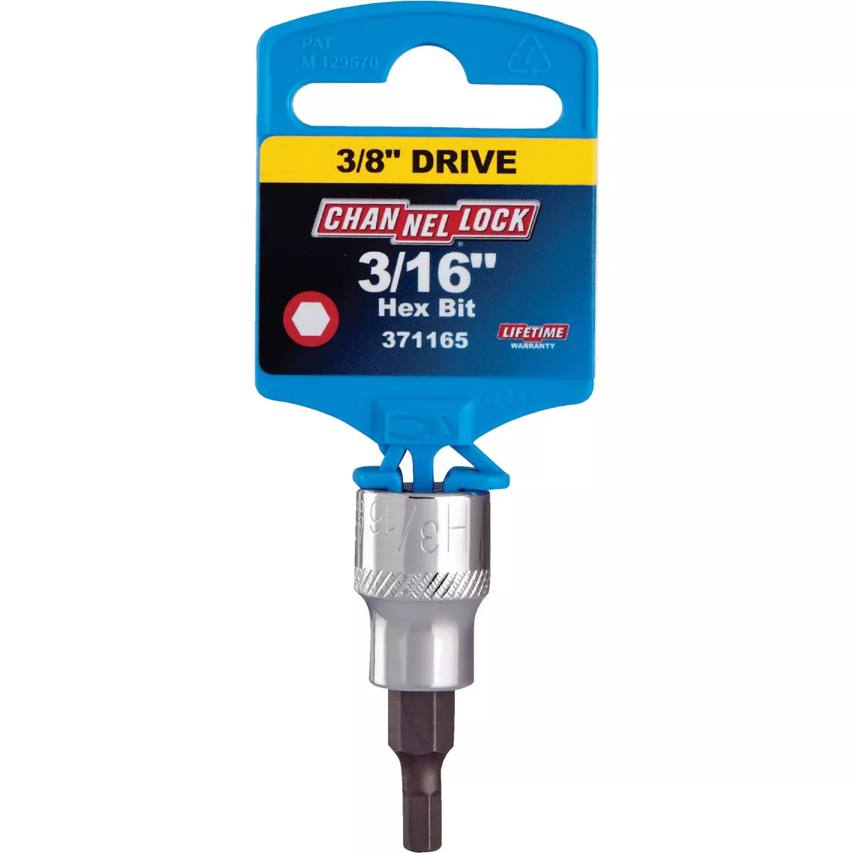 Channellock 3/8 In. Drive 3/16 In. 6-Point Standard Hex Bit Socket - photo 2