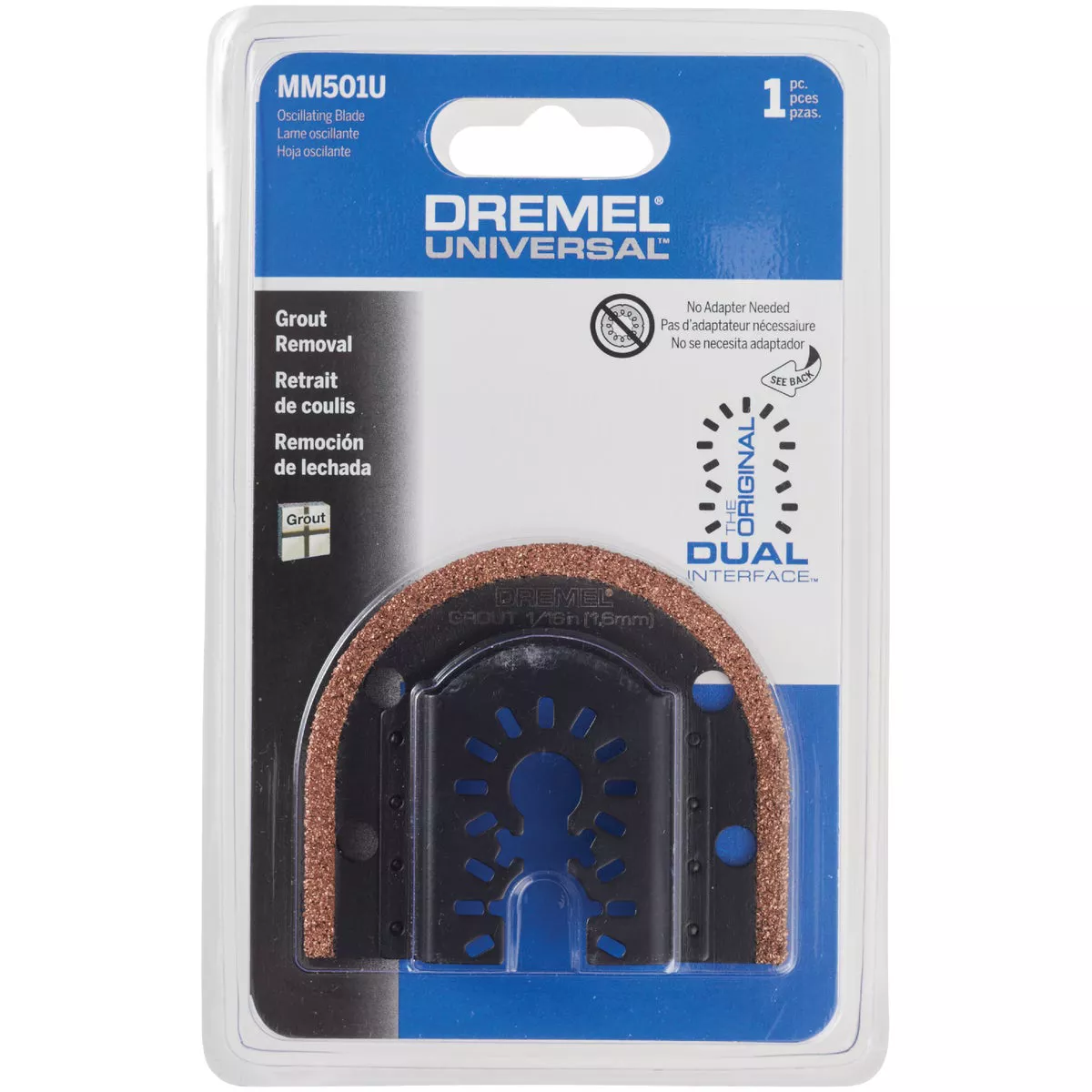 Dremel Universal 2-3/4 In. Carbide Grout Oscillating Blade - photo 2