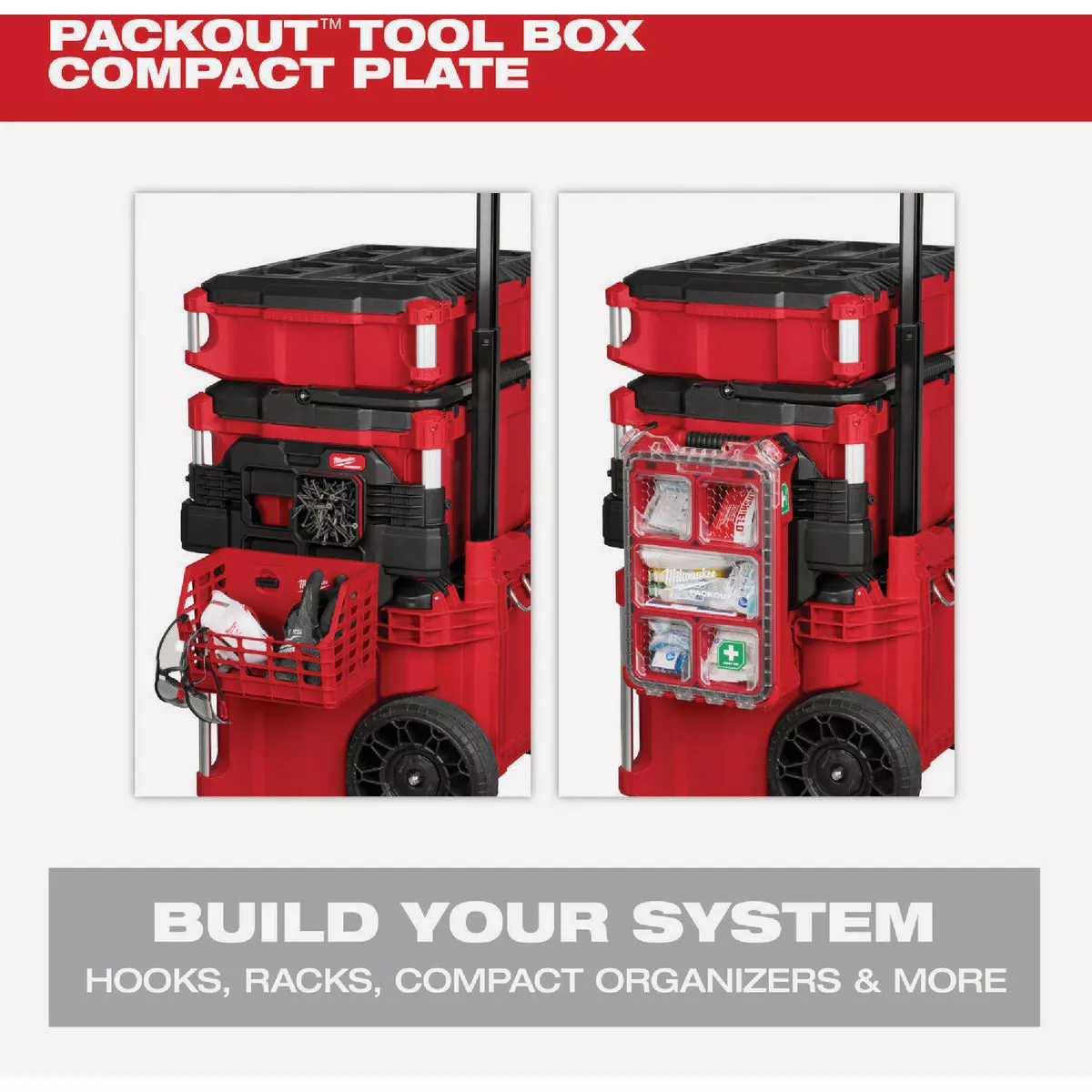 Milwaukee PACKOUT Tool Box Compact Plate - photo 3