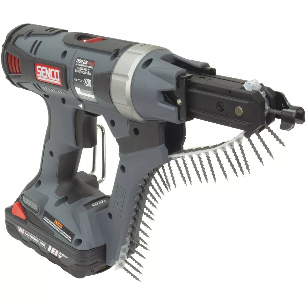 DuraSpin DS225 18-Volt 2 In. Lithium-Ion 5000 RPM Auto-Feed Cordless Screwdriver - photo 2