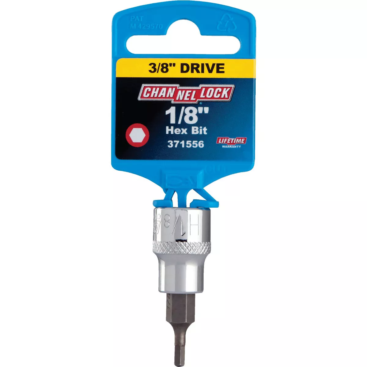 Channellock 3/8 In. Drive 1/8 In. 6-Point Standard Hex Bit Socket - photo 2