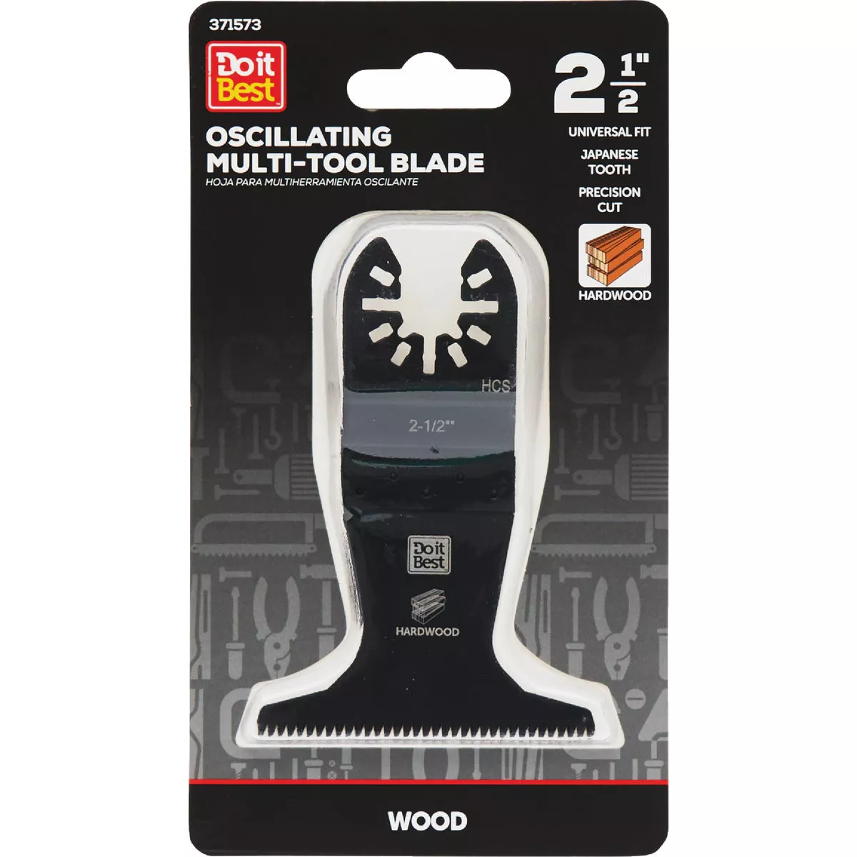 Do it Best 2-1/2 In. High Carbon Steel Japanese Tooth Oscillating Multi-Tool Blade