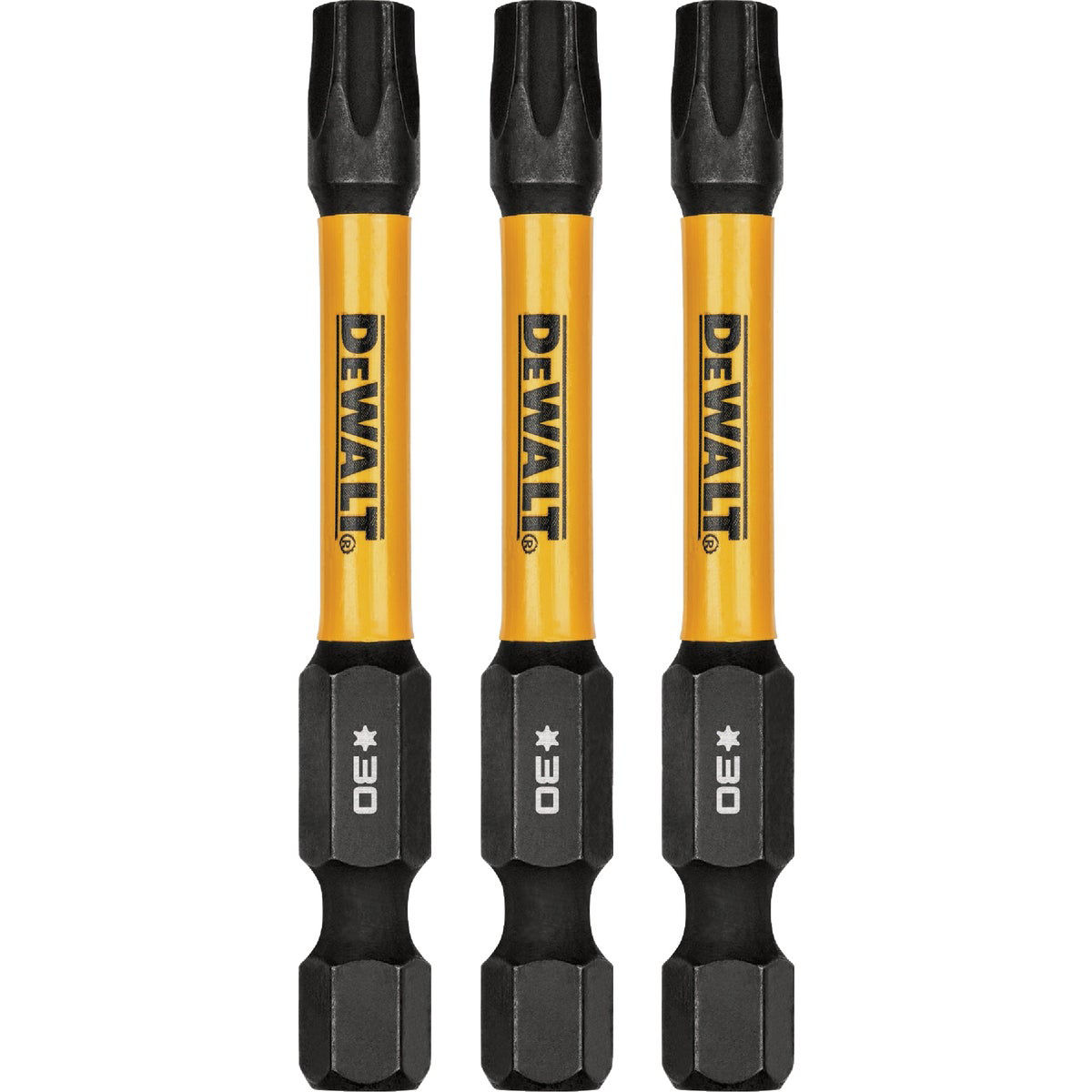 DeWALT FlexTorq T30 Screwdriver Bit Set – 5-Pack Of TX30 50mm Impact-Ready Bits-796131