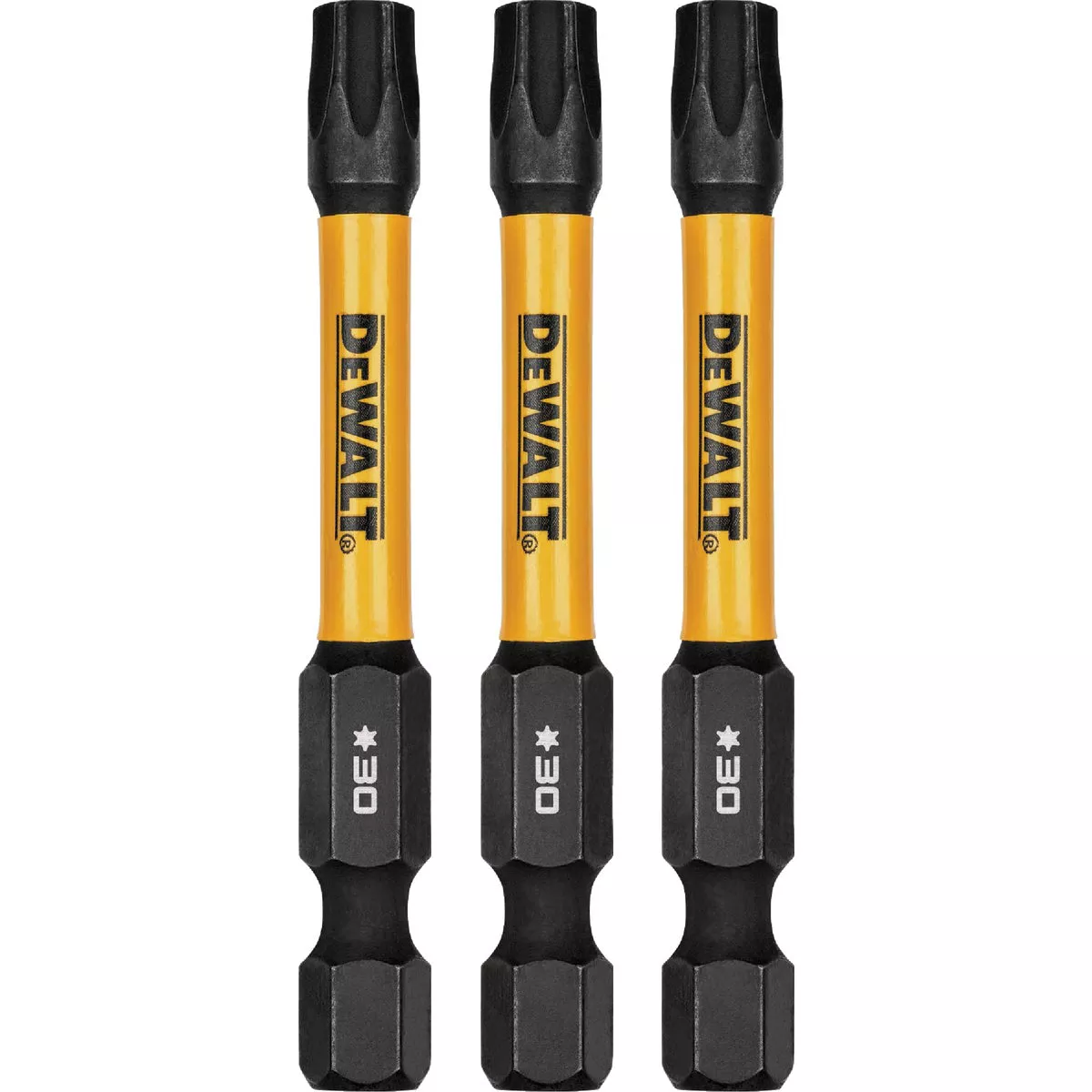 DEWALT FlexTorq 2 In. T30 TORX Impact Screwdriver Bit (3-Pack)