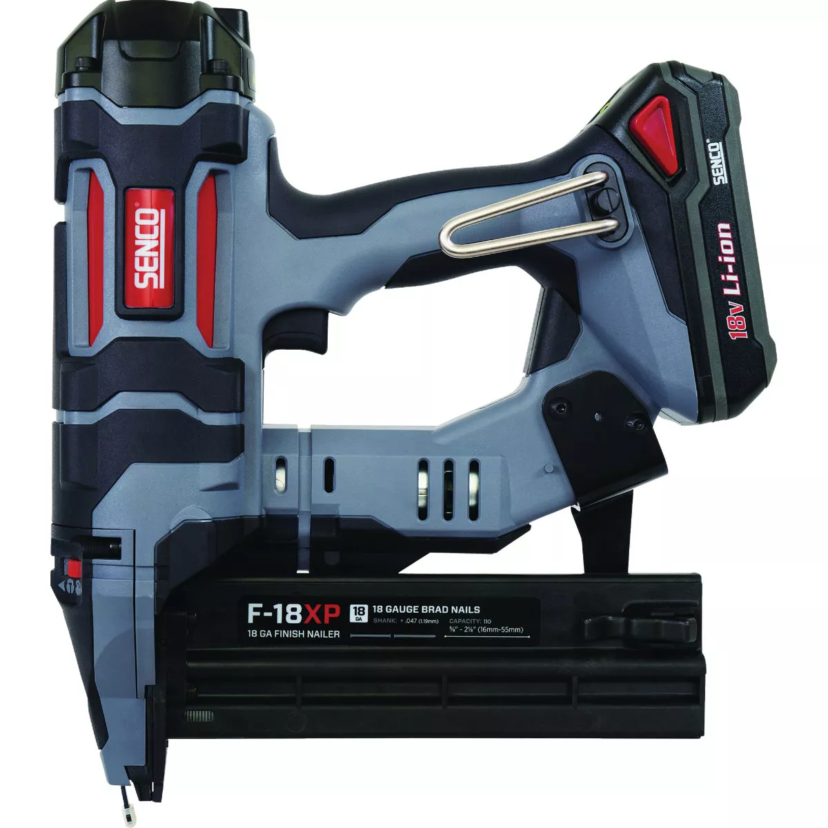 Senco Fusion F-18XP 18 Volt Lithium-Ion Brushless 18-Gauge 2-1/8 In. Cordless Brad Nailer Kit