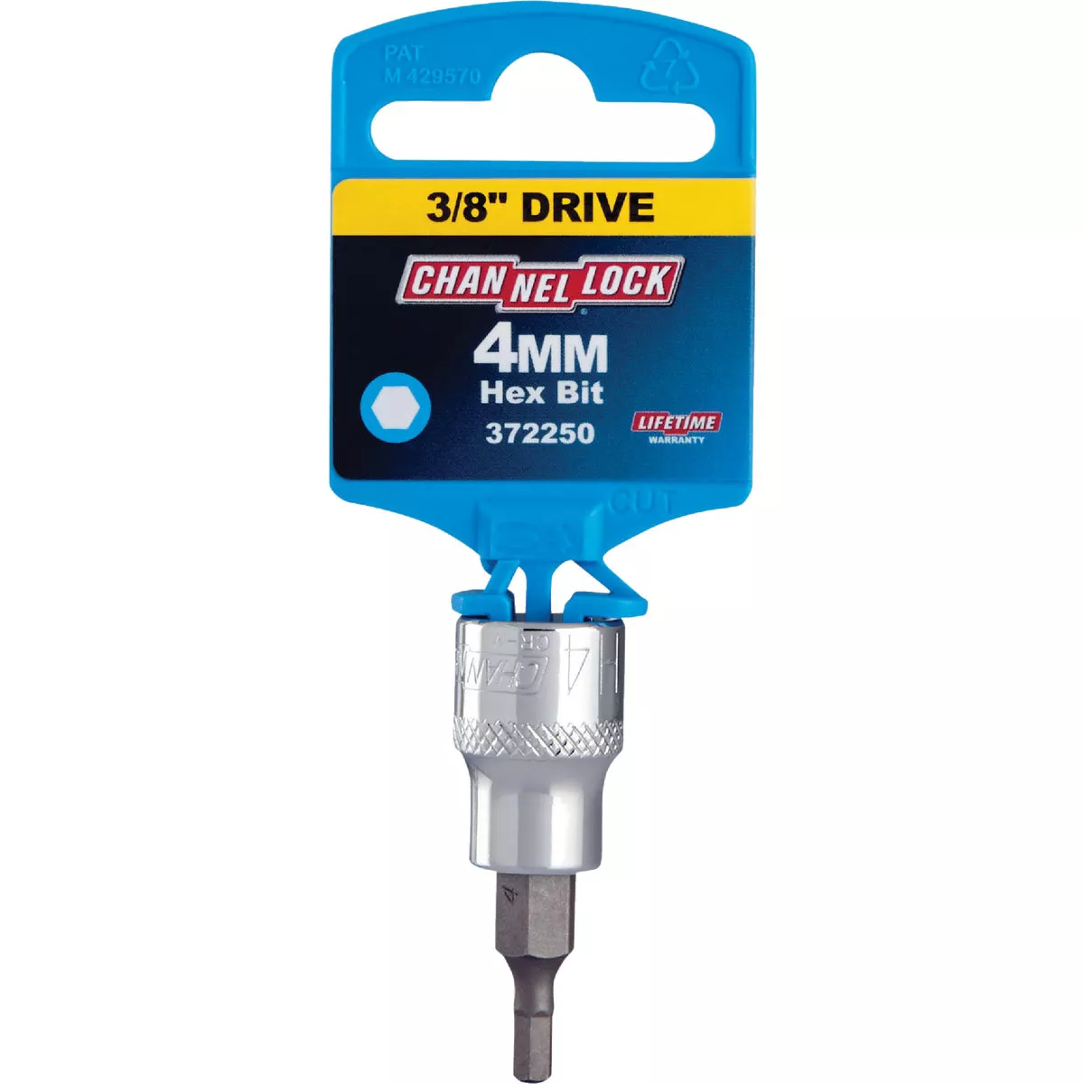 Channellock 3/8 In. Drive 4 mm 6-Point Metric Hex Bit Socket - photo 2