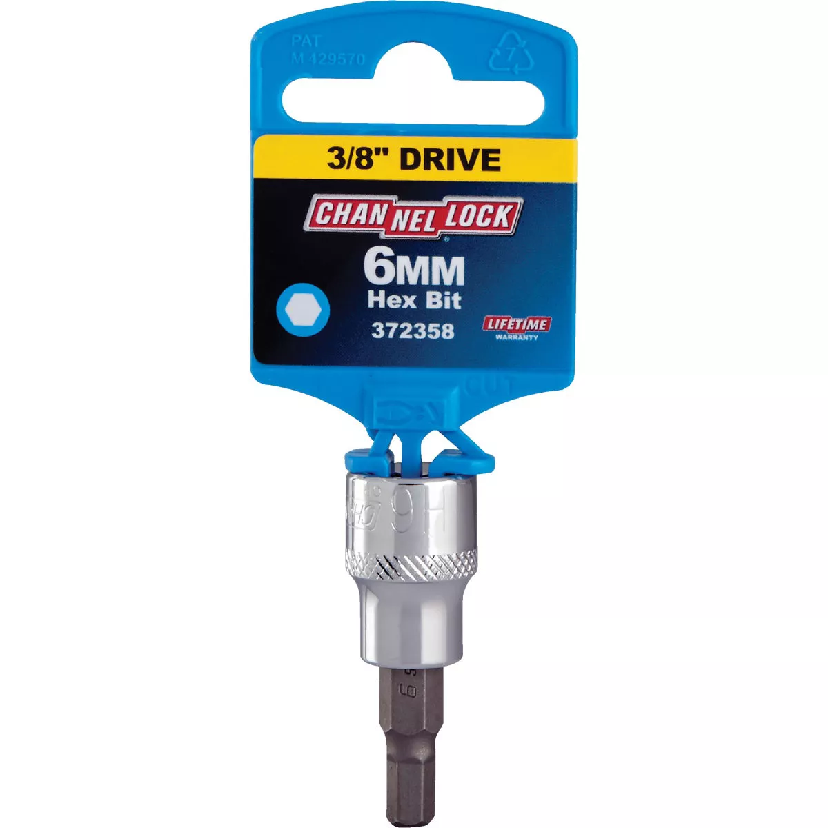 Channellock 3/8 In. Drive 6 mm 6-Point Metric Hex Bit Socket - photo 2