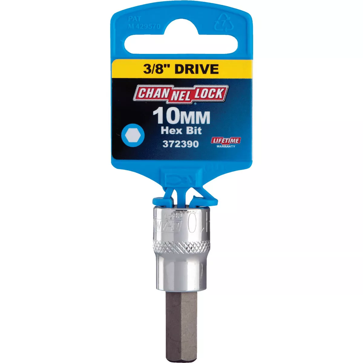 Channellock 3/8 In. Drive 10 mm 6-Point Metric Hex Bit Socket - photo 2