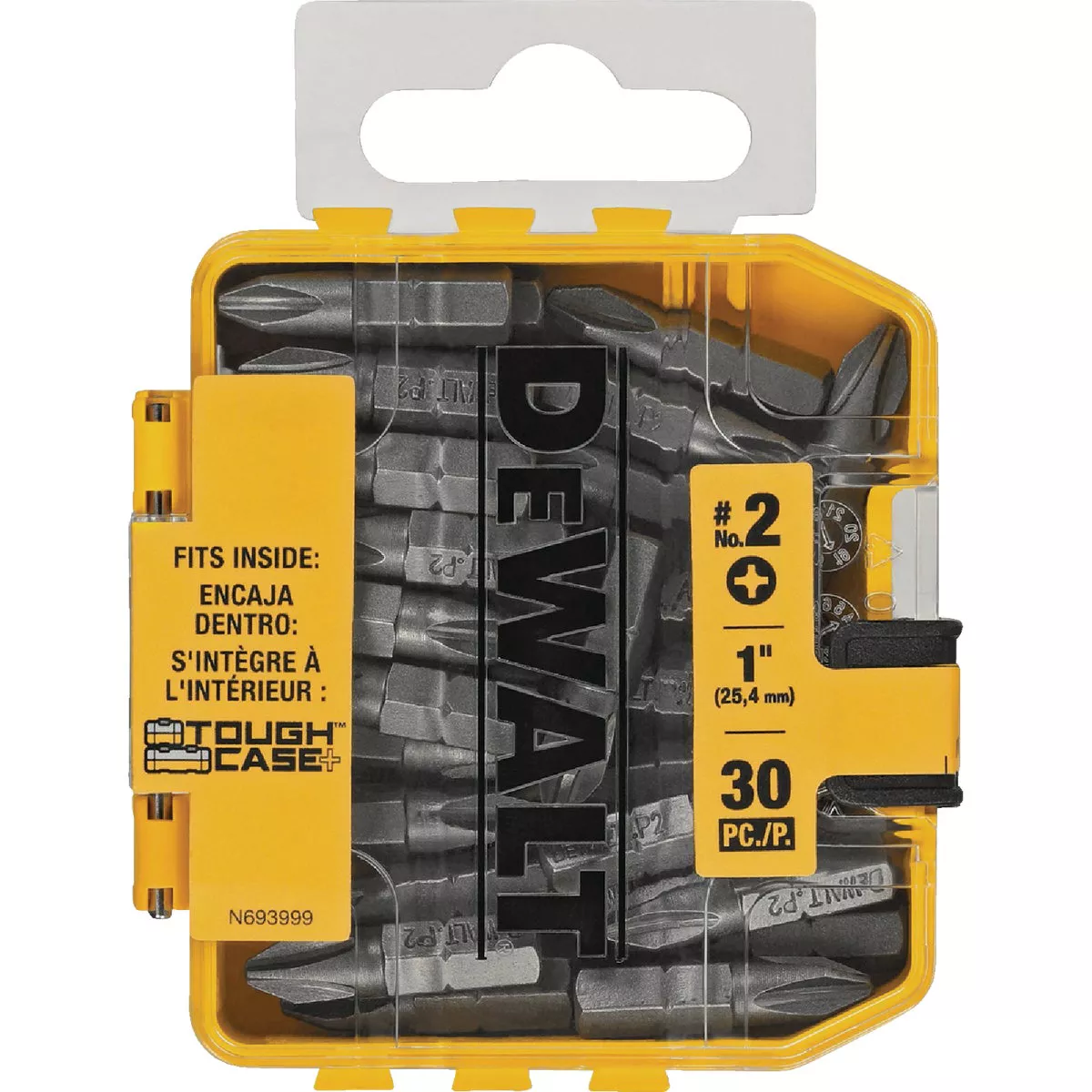 DEWALT 30-Piece 1 In. Philips #2 Screwdriver Bit Set with ToughCase+ system - photo 2