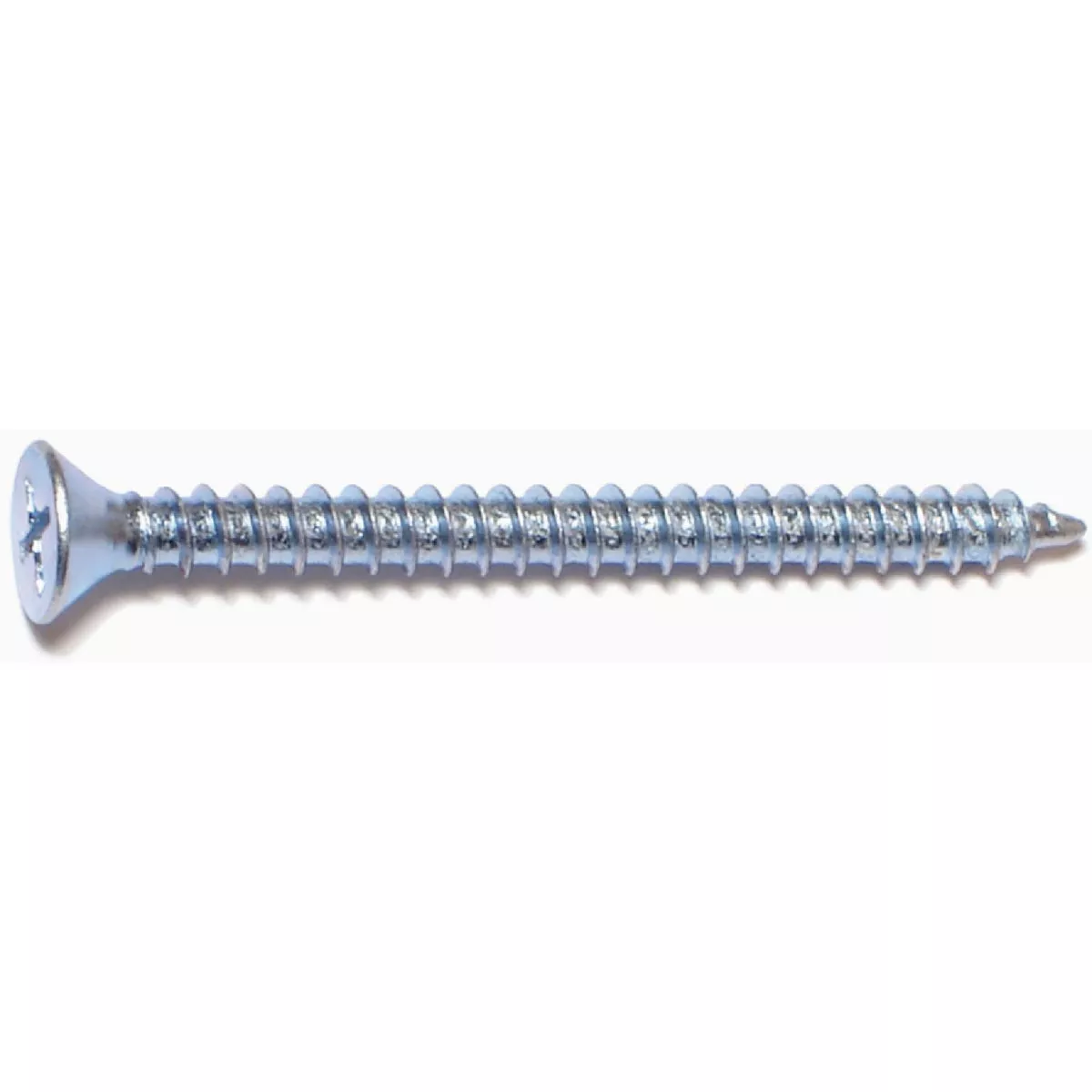 Midwest Fastener #8 x 2 In. Zinc Plated Steel Phillips Flat Head Sheet Metal Screws
