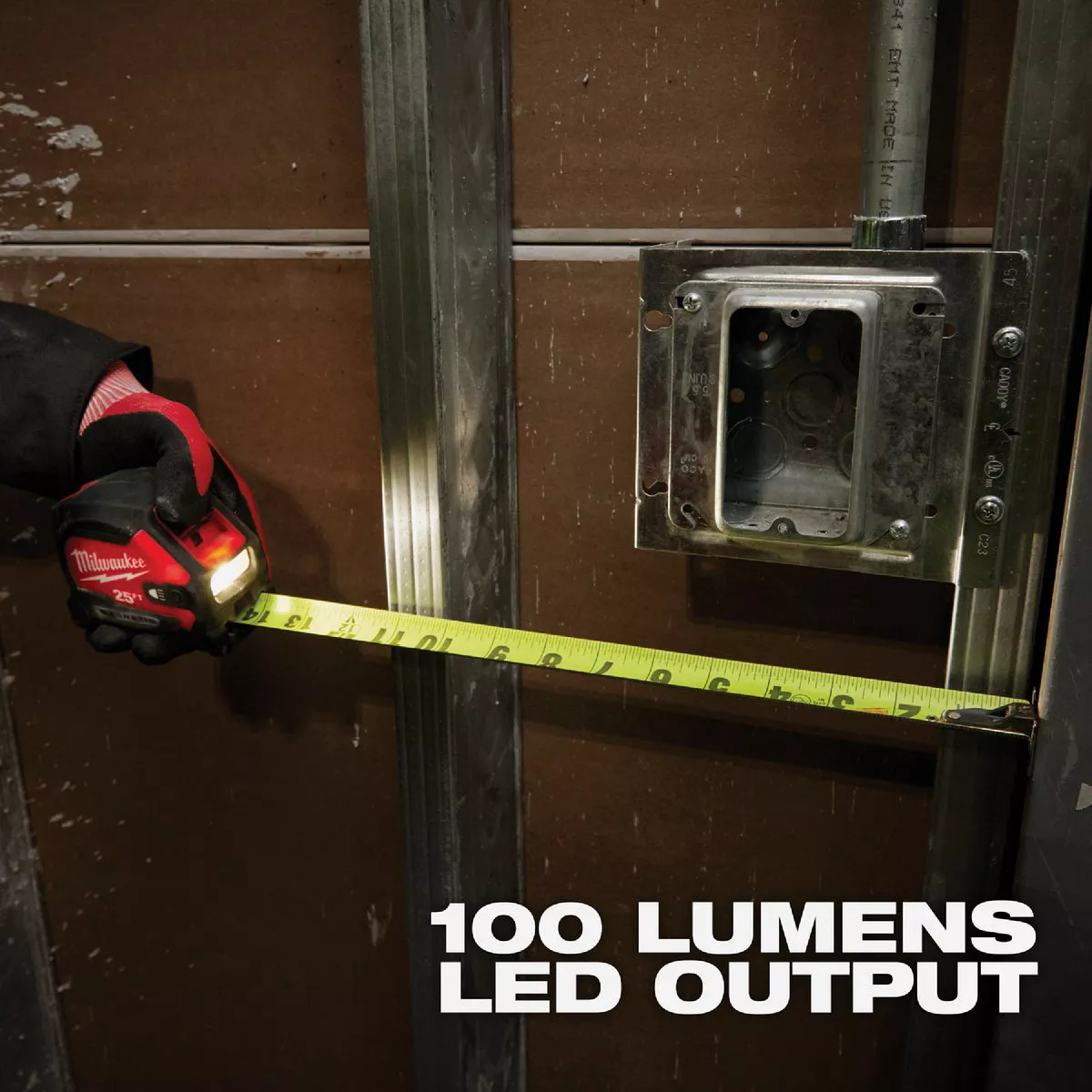 Milwaukee 25 Ft. Magnetic Tape Measure with LED Light - photo 4