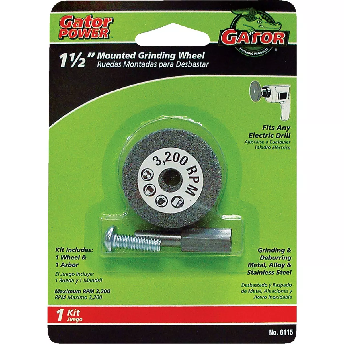 Gator Blade 1-1/2 In. x 3/8 In. Grinding Stone