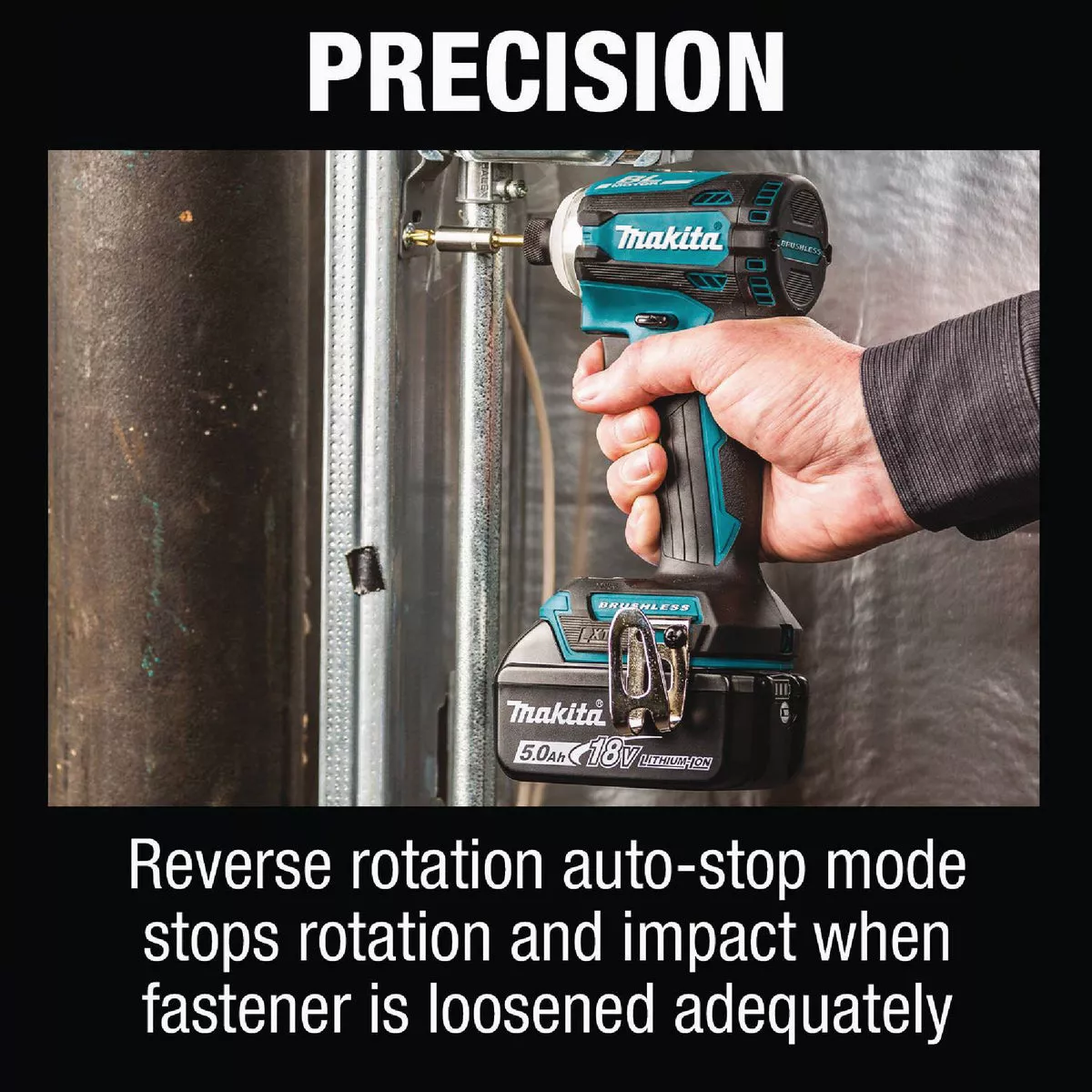 Makita 2-Tool 18 Volt LXT Lithium-Ion Brushless Hammer Drill/Driver & 4-Speed Impact Driver Cordless Tool Combo Kit - photo 13