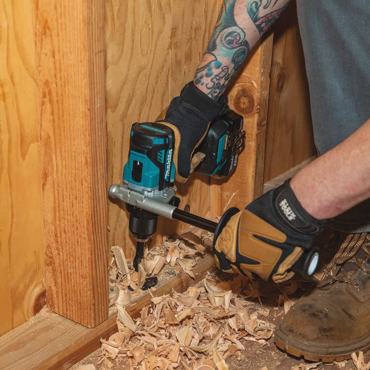 Makita 2-Tool 18 Volt LXT Lithium-Ion Brushless Hammer Drill/Driver & 4-Speed Impact Driver Cordless Tool Combo Kit - photo 17