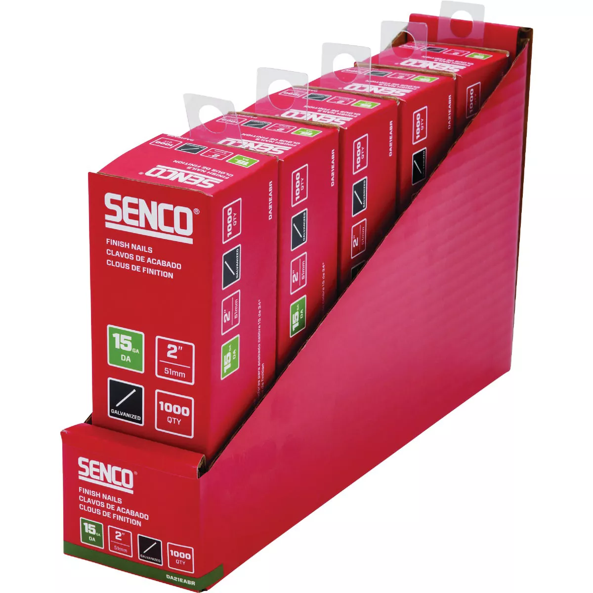 Senco 2 In. 15-Gauge Galvanized 34 Degree Angled Finish Nail (1000 Ct.) - photo 3