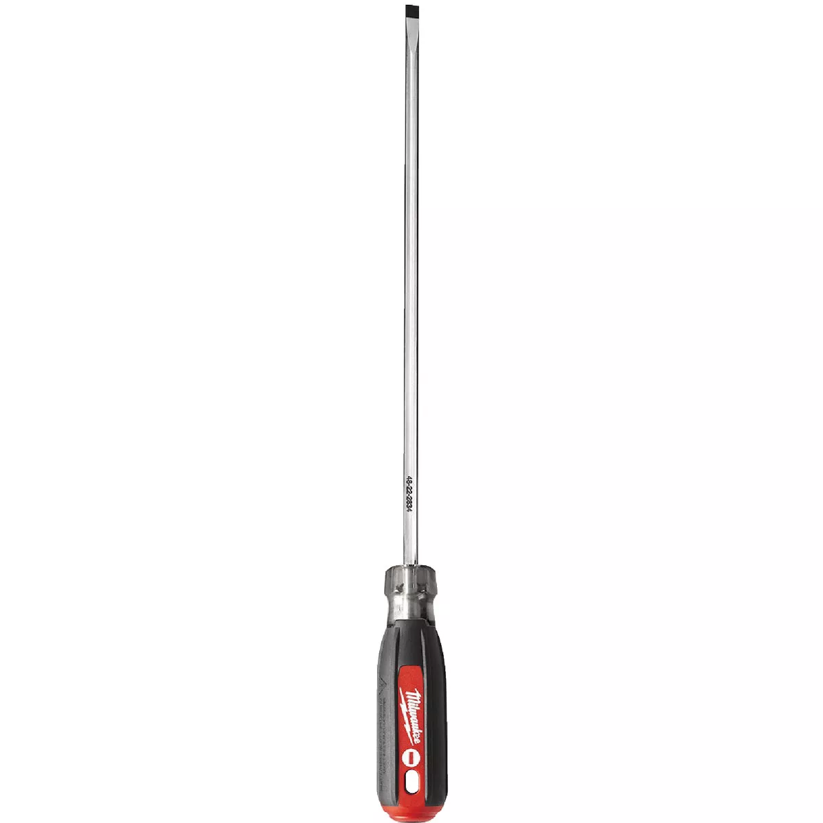 Milwaukee 1/4 In. x 10 In. Cushion Grip Cabinet Tip Slotted Screwdriver