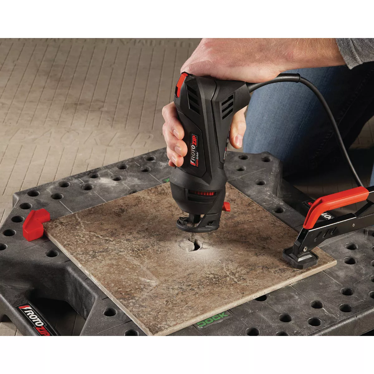 Rotozip 5.5 Amp 30 000 rpm Spiral Saw Kit Do it Best