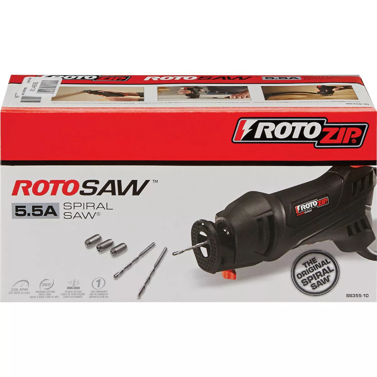 てぷぷ　0805 Rotozip 5.5-Amp 30,000 rpm Spiral Saw Kit | Do it Best