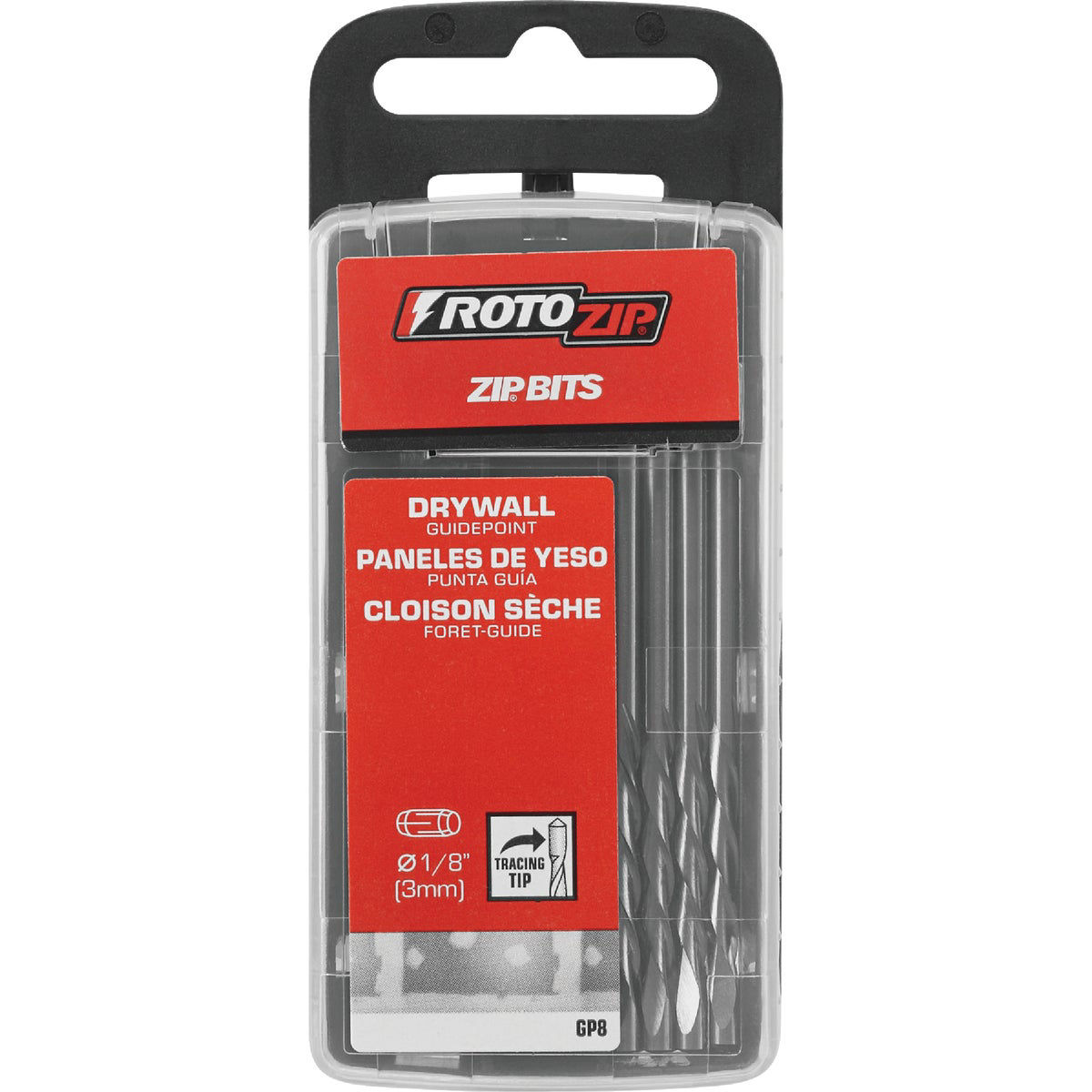 Rotozip 1/8 In. Guidepoint Drywall Bit (8Pack) Do it Best