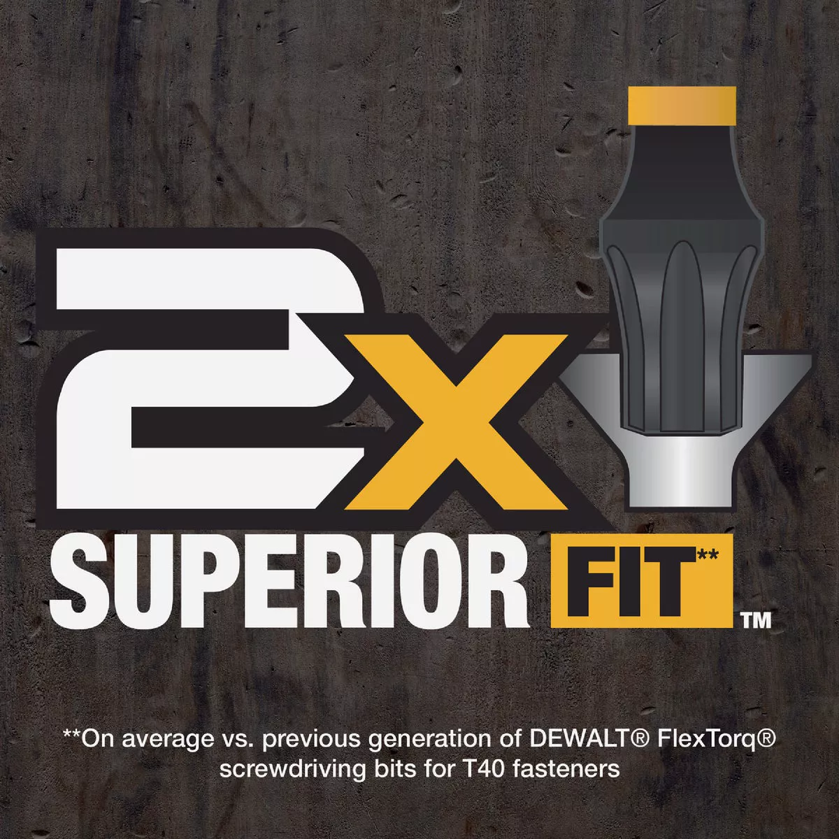DEWALT FlexTorq 2 In. T40 TORX Impact Screwdriver Bit (3-Pack) - photo 4