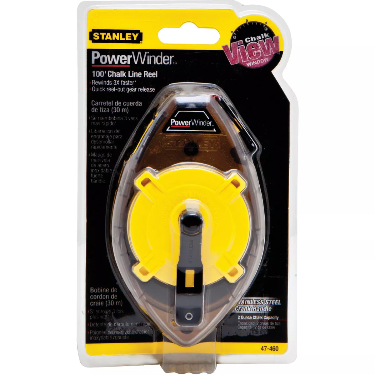 Stanley PowerWinder 100 Ft. Chalk Line Reel - photo 2
