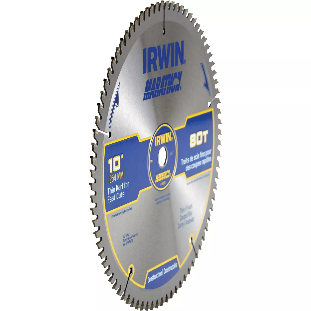 Irwin Marathon 10 In. 80-Tooth Trim/Finish Circular Saw Blade - photo 3