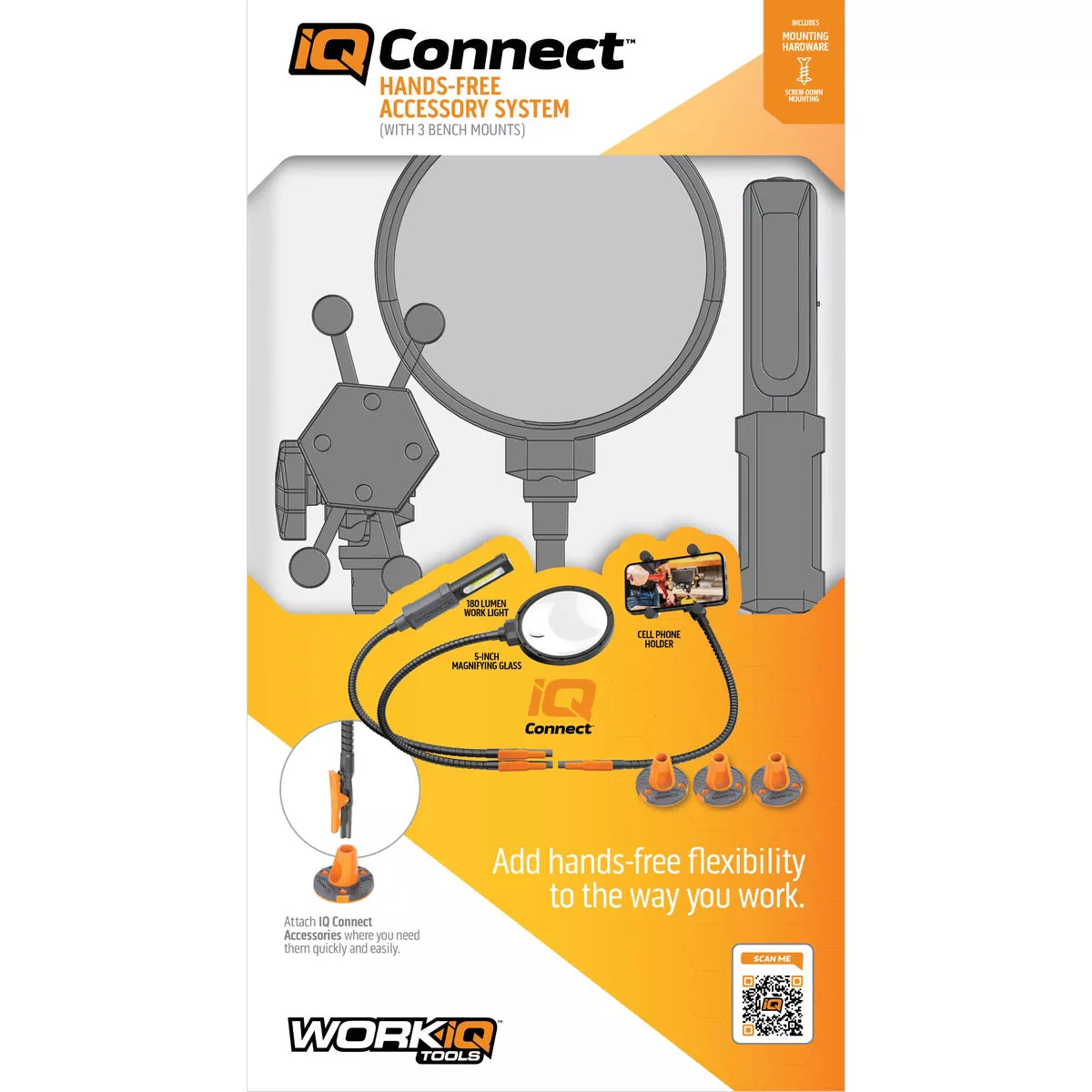 IQ Connect Hands-Free Accessory System with (3) Bench Mounts | True ...