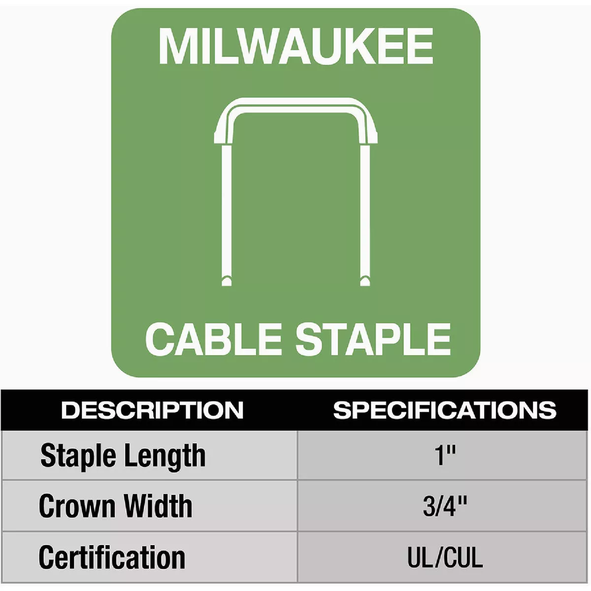 Milwaukee M12 1 In. Cordless Cable Stapler Kit with 2.0 Ah Battery & Charger - photo 6