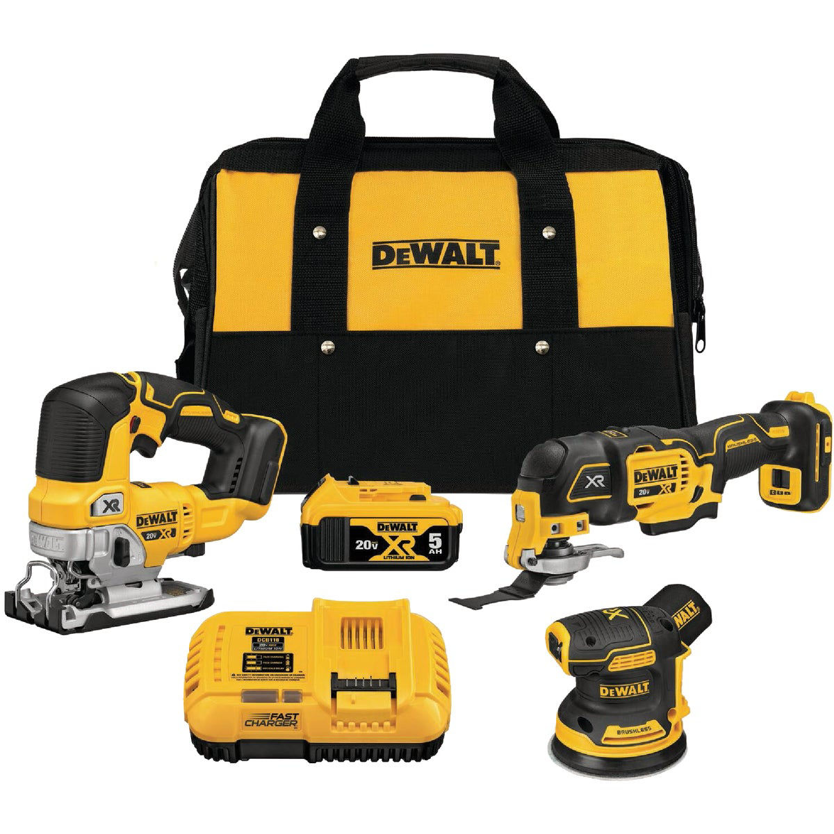 Dewalt combo best sale kit with sander