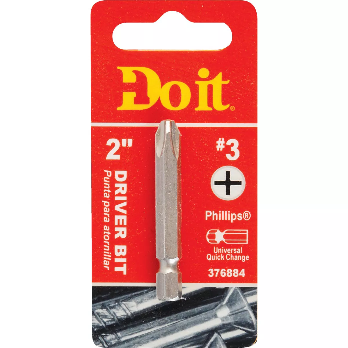 Do it #3 Phillips 2 In. Power Screwdriver Bit