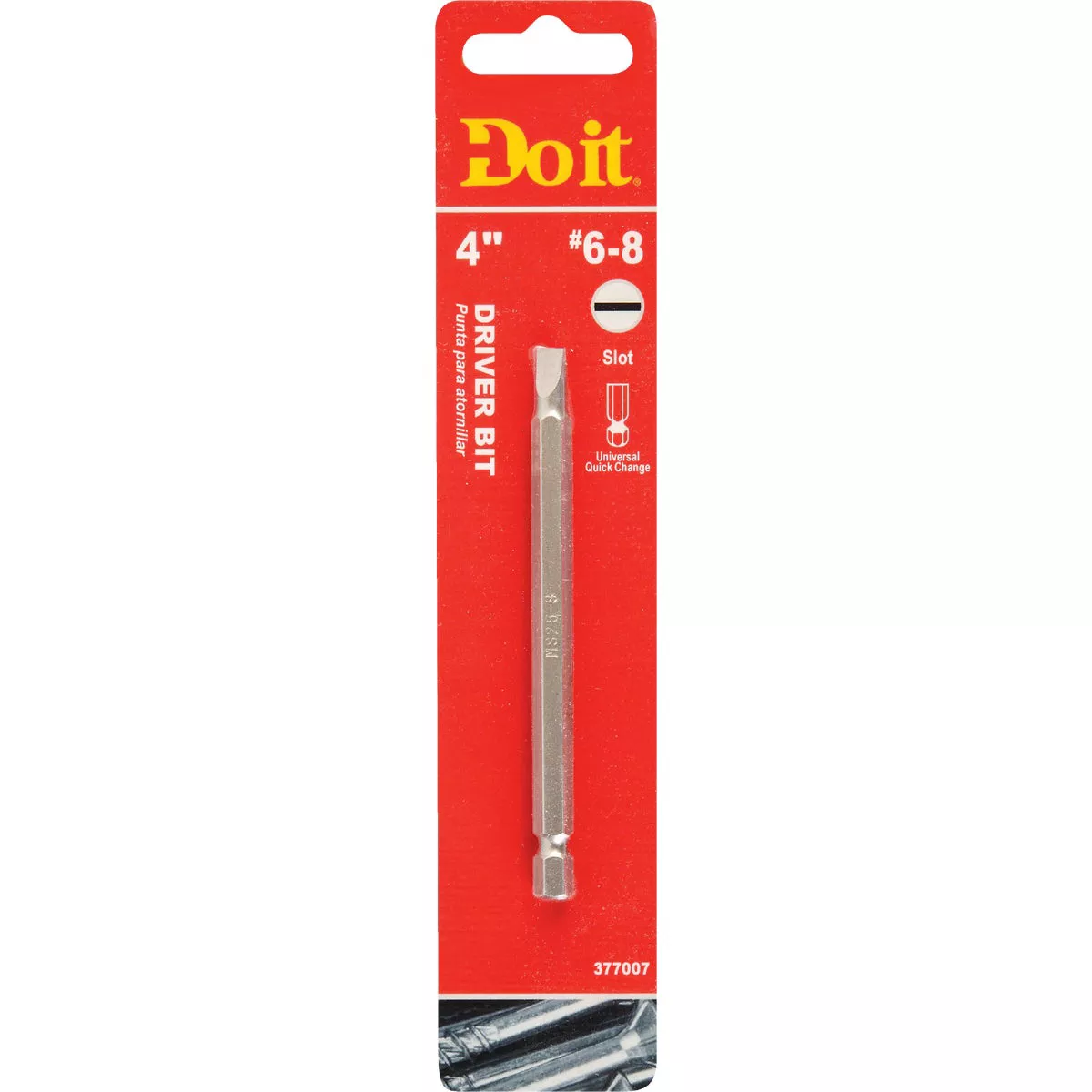 Do it #6-8 Slotted 4 In. Power Screwdriver Bit