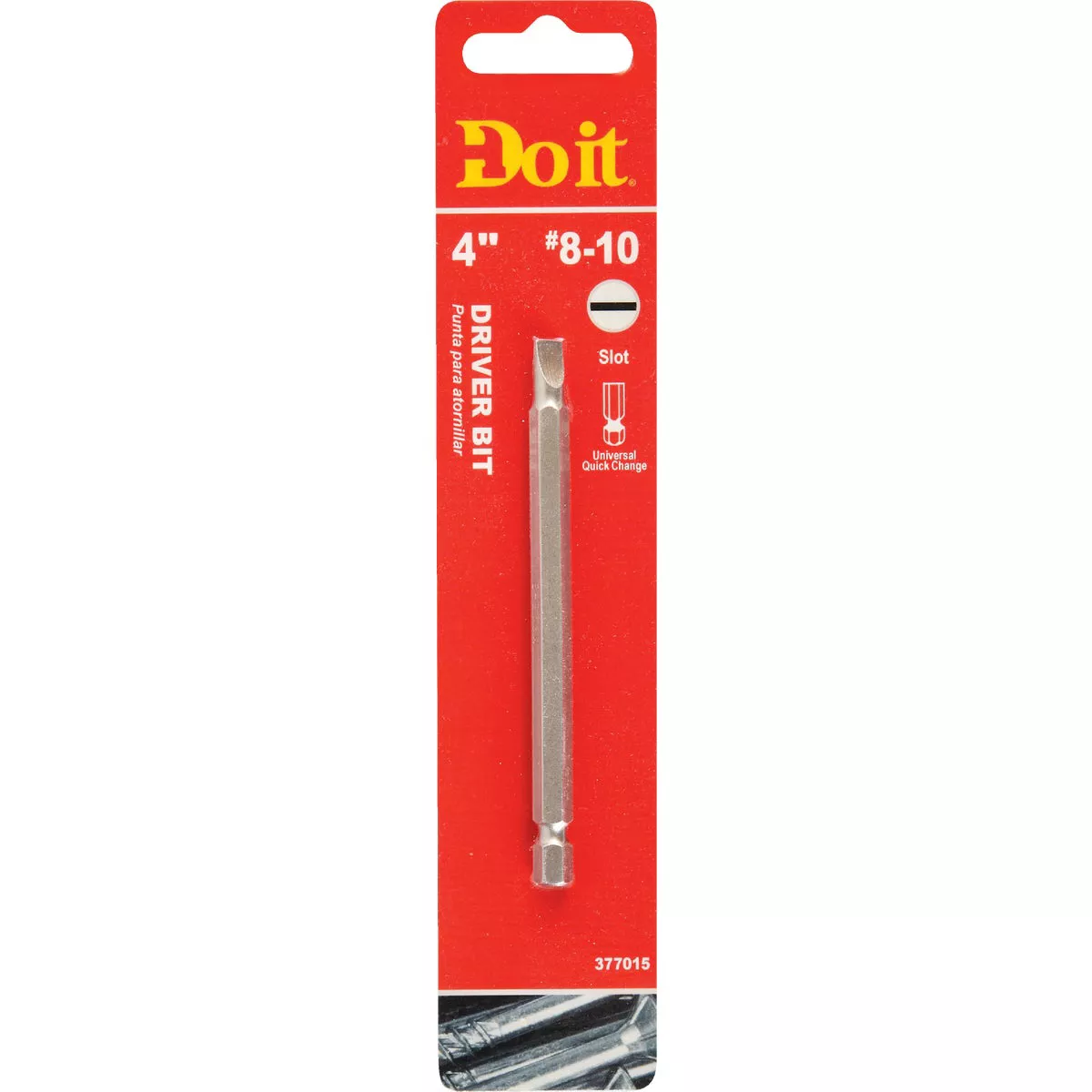 Do it #8-10 Slotted 4 In. Power Screwdriver Bit