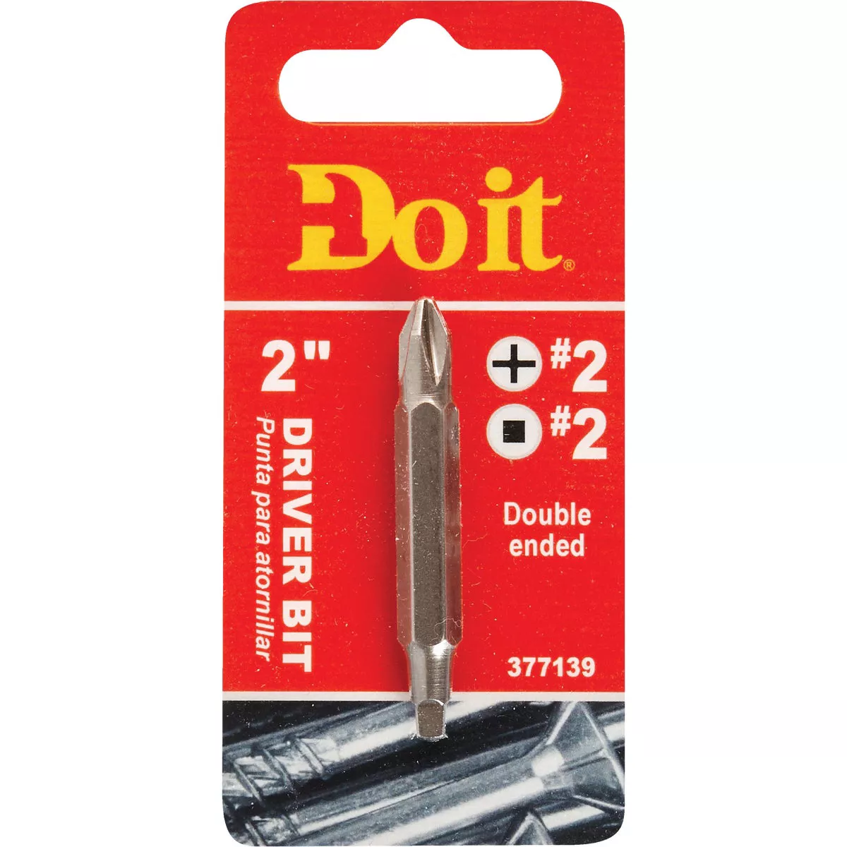 Do it Phillips #2 Square Recess Double-End Screwdriver Bit
