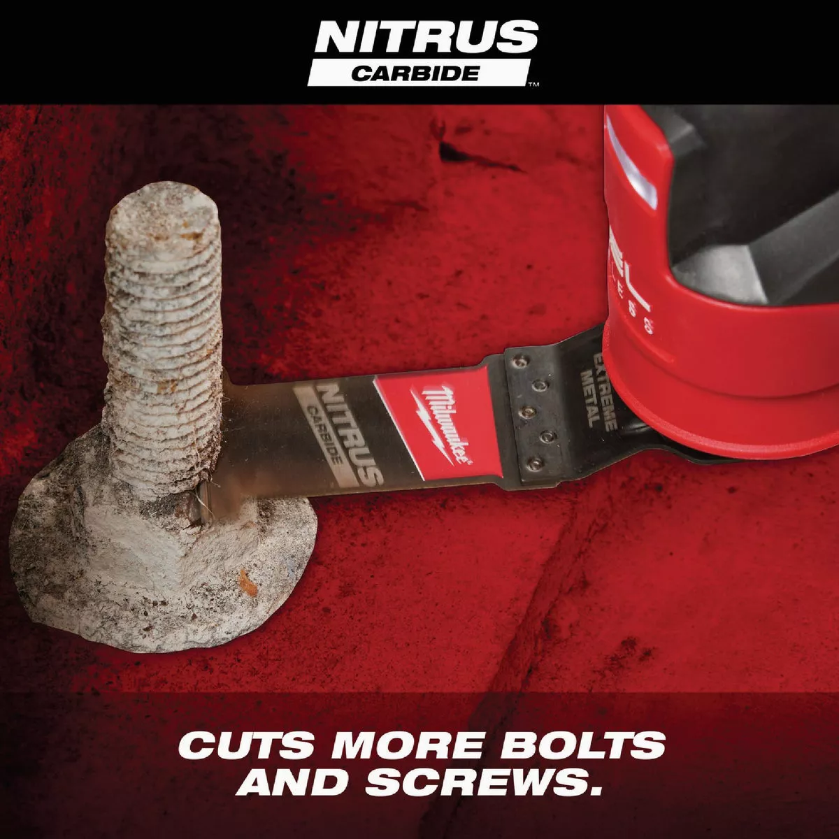 Milwaukee NITRUS CARBIDE 1-3/8 In. Extreme Metal Universal Fit OPEN-LOK Oscillating Blade (5-Pack) - photo 3