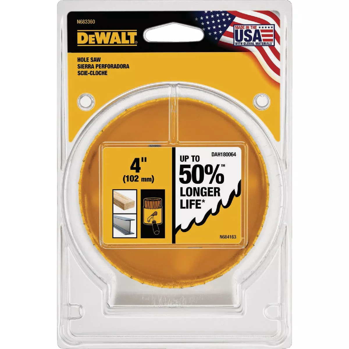 DEWALT 4 In. Bi-Metal Hole Saw - photo 2