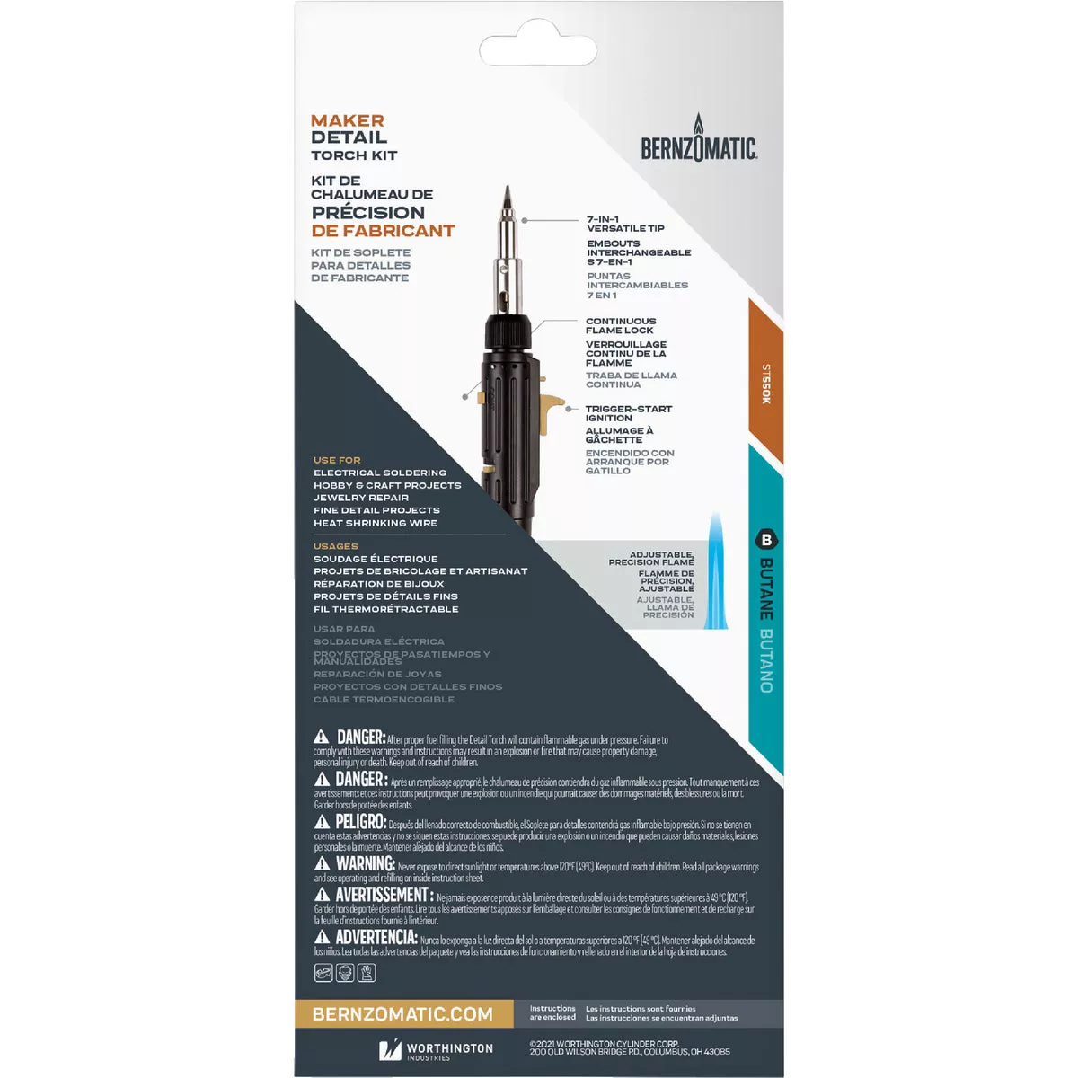 Bernzomatic Maker Detail Torch /Soldering Iron Kit - photo 3
