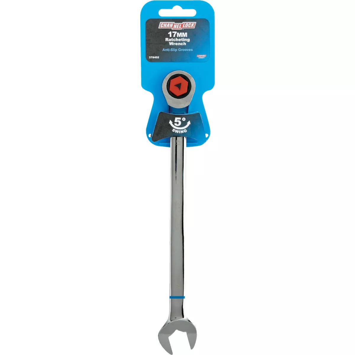 Channellock Metric 17 mm 12-Point Ratcheting Combination Wrench - photo 2